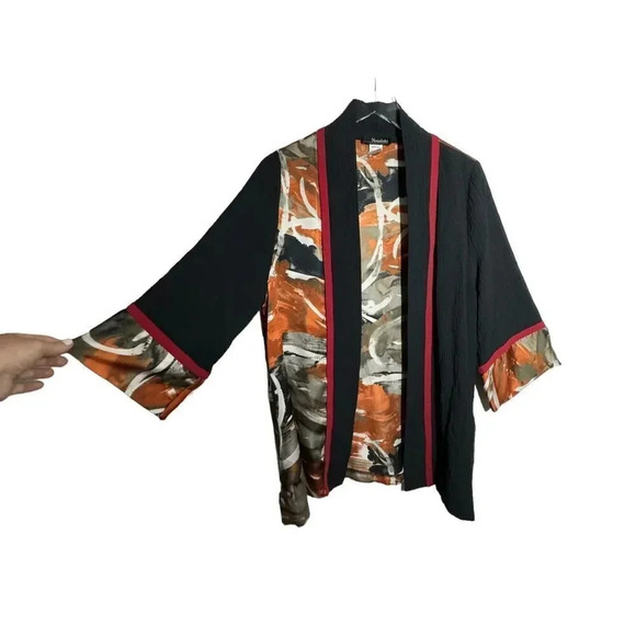 Moonlight by Y&S Art to Wear Kimono Jacket size Medium - Picture 2 of 6